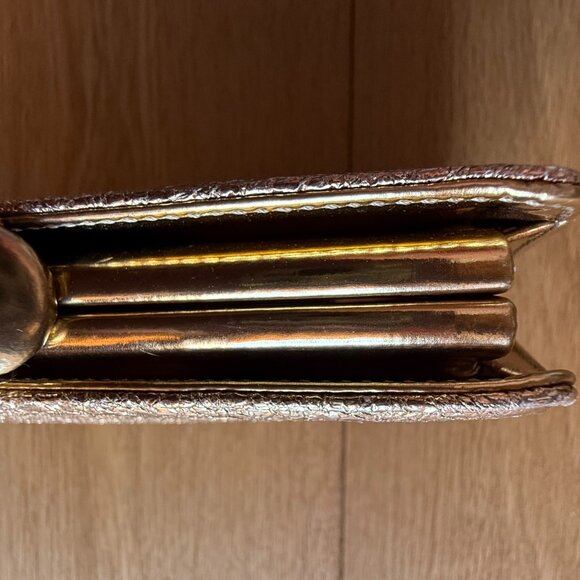 Beautiful little gold clutch bag, by iconic Florentine designer Rodo! - Picture 4 of 11